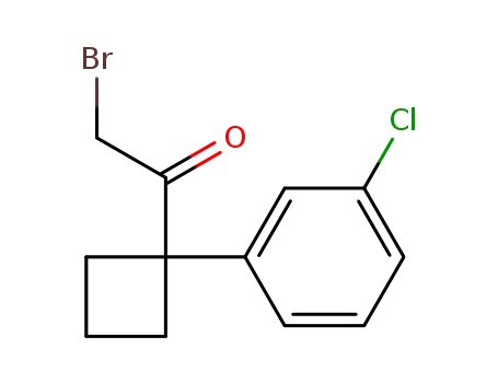 2-bromo-1-[1-(3-chlorophenyl)cyclobutyl]ethanone