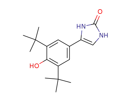 Molecular Structure of 84203-41-8 (2H-Imidazol-2-one,
4-[3,5-bis(1,1-dimethylethyl)-4-hydroxyphenyl]-1,3-dihydro-)