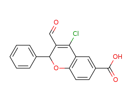 6-carboxy-4-chloro-3-formyl-flav-3-ene