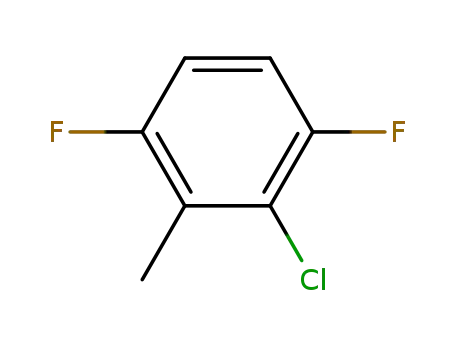 Molecular Structure of 90292-64-1 (Benzene, 2-chloro-1,4-difluoro-3-methyl-)