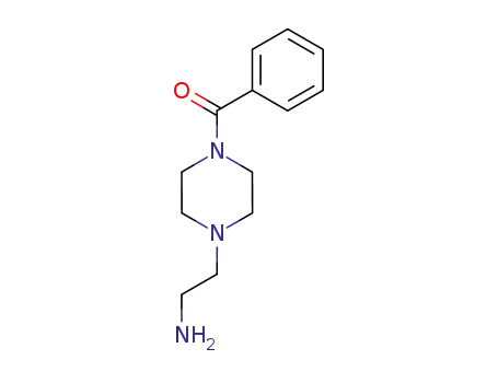 Molecular Structure of 123469-39-6 (1-Benzoyl-4-(2-aminoethyl)piperazine)