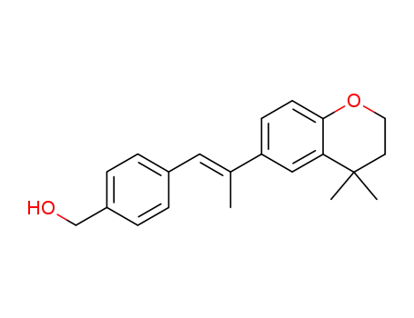 Benzenemethanol,
4-[2-(3,4-dihydro-4,4-dimethyl-2H-1-benzopyran-6-yl)-1-propenyl]-, (E)-