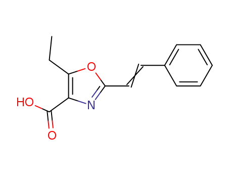 5-Ethyl-2-(2-phenylethenyl)-1,3-oxazole-4-carboxylic acid