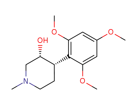 Molecular Structure of 234771-34-7 (1-Methyl-4-(2,4,6-triMethoxyphenyl)piperidin-3-ol)