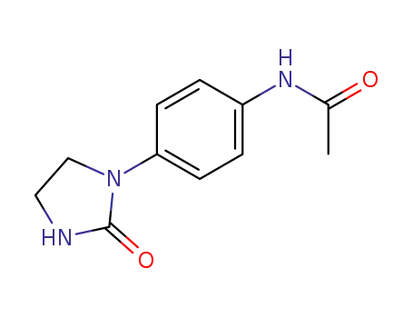 Molecular Structure of 89518-36-5 (Acetamide, N-[4-(2-oxo-1-imidazolidinyl)phenyl]-)