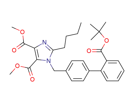 1H-Imidazole-4,5-dicarboxylic acid,
2-butyl-1-[[2'-[(1,1-dimethylethoxy)carbonyl][1,1'-biphenyl]-4-yl]methyl]-,
dimethyl ester