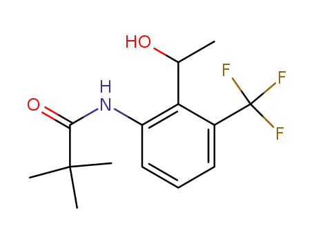 N-[2-(α-hydroxyethyl)-3-trifluoromethylphenyl]-2,2-dimethylpropionamide