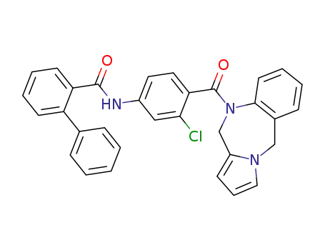 N-[3-Chloro-4-(10,11-dihydro-5H-pyrrolo[2,1-c][1,4]benzodiazepin-10-ylcarbonyl)phenyl]biphenyl-2-carboxamide