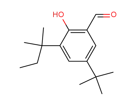Molecular Structure of 1393903-09-7 (3-t-amyl-5-t-butylsalicylaldehyde)
