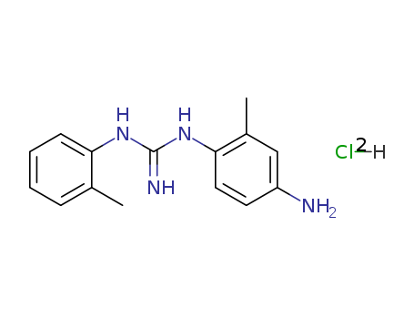 Guanidine, N-(4-amino-2-methylphenyl)-N'-(2-methylphenyl)-, dihydrochloride
