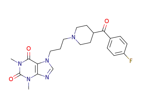 Molecular Structure of 85118-43-0 (Fluprofylline)