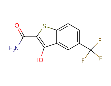 Benzo[b]thiophene-2-carboxamide, 3-hydroxy-5-(trifluoromethyl)-