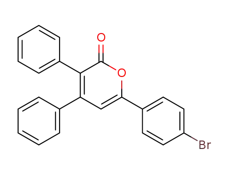 3,4-ジフェニル-6-(4-ブロモフェニル)-2H-ピラン-2-オン
