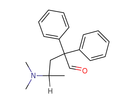 (+/-)-4-dimethylamino-2,2-diphenyl-valeraldehyde