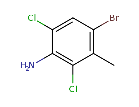 4-Bromo-2,6-dichloro-3-methylaniline cas no. 62406-68-2 98%