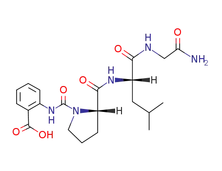 Glycinamide, 1-[[(2-carboxyphenyl)amino]carbonyl]-L-prolyl-L-leucyl-