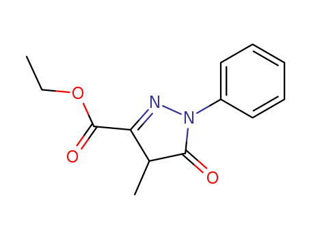 1H-Pyrazole-3-carboxylicacid, 4,5-dihydro-4-methyl-5-oxo-1-phenyl-, ethyl ester cas  60178-94-1