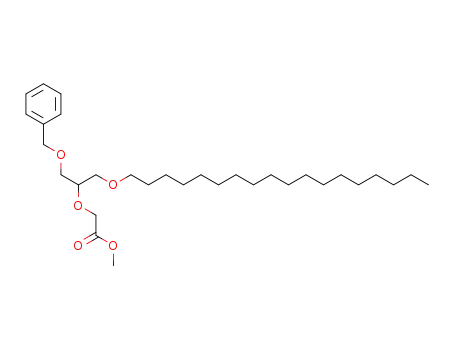 methyl 1-benzyloxymethyl-2-octadecyloxyethoxyacetate