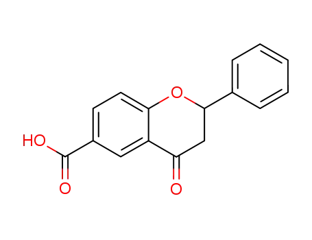 2H-1-Benzopyran-6-carboxylic acid, 3,4-dihydro-4-oxo-2-phenyl-