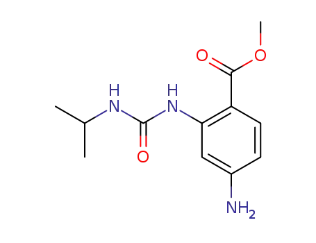 Benzoic acid, 4-amino-2-[[[(1-methylethyl)amino]carbonyl]amino]-,
methyl ester