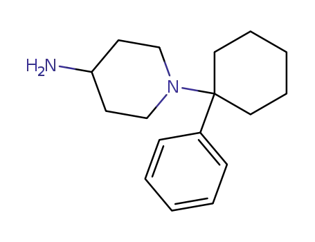 Molecular Structure of 139754-92-0 (4-Piperidinamine, 1-(1-phenylcyclohexyl)-)