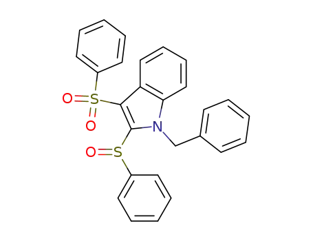 1-Benzyl-2-phenylsulfinyl-3-phenylsulfonylindole