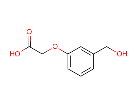 Molecular Structure of 6625-88-3 ([3-(hydroxymethyl)phenoxy]acetic acid)