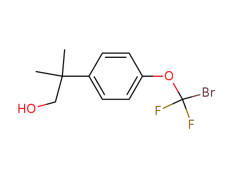 2-(4-difluorobromomethoxyphenyl)-2-methylpropyl alcohol