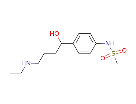 N-[4-[4-(ethylamino)-1-hydroxybutyl]phenyl]methanesulfonamide