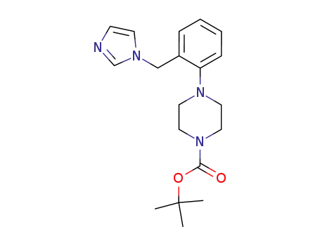1-Piperazinecarboxylic acid, 4-[2-(1H-imidazol-1-ylmethyl)phenyl]-,
1,1-dimethylethyl ester