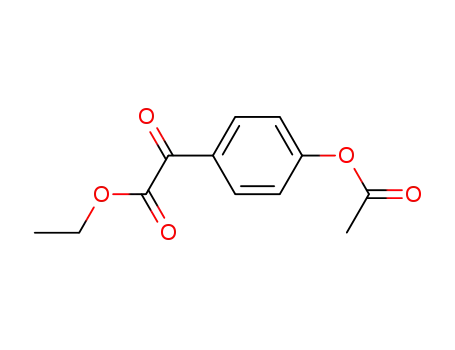 Molecular Structure of 100519-34-4 (ETHYL 4-ACETOXYBENZOYLFORMATE)