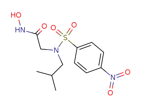Acetamide,
N-hydroxy-2-[(2-methylpropyl)[(4-nitrophenyl)sulfonyl]amino]-