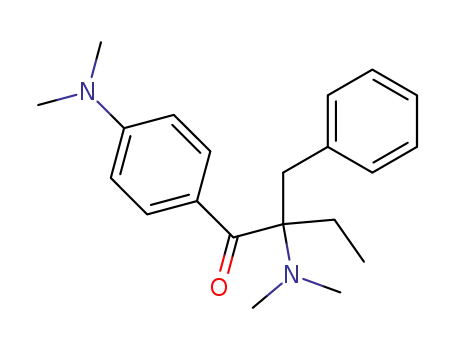 Molecular Structure of 119313-08-5 (2-benzyl-2-(dimethylamino)-1-[4-(dimethylamino)phenyl]butan-1-one)