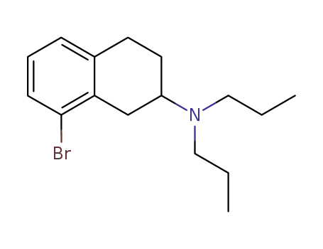 Molecular Structure of 117347-13-4 (2-Naphthalenamine, 8-bromo-1,2,3,4-tetrahydro-N,N-dipropyl-)