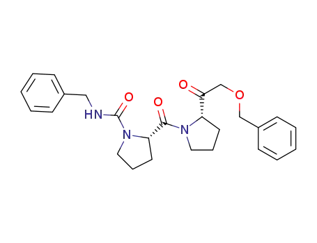(S)-N-(Phenylmethyl)-2-[[(S)-2-[(phenylmethyloxy)acetyl]-1-pyrrolidinyl]carbonyl]-1-pyrrolidinecarboxamide
