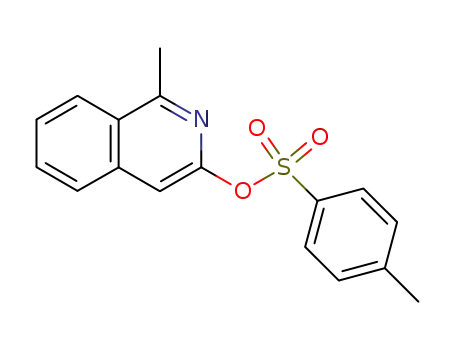 Molecular Structure of 117330-49-1 (3-Isoquinolinol, 1-methyl-, 4-methylbenzenesulfonate (ester))