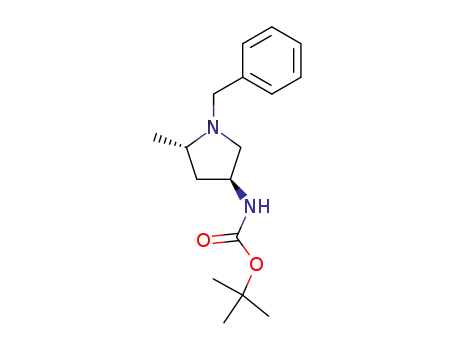 (2S,4S)-4-t-butoxycarbonylamino-2-methyl-1-N-benzylpyrrolidine