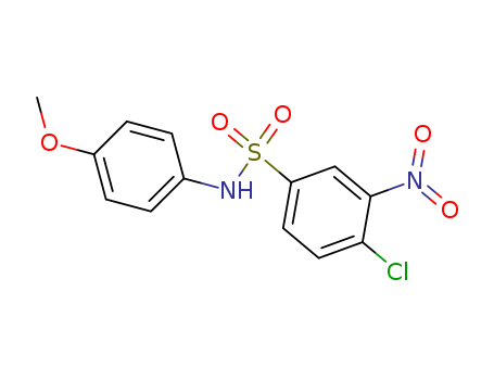 4-Chloro-N-(4-methoxyphenyl)-3-nitrobenzenesulfonamide