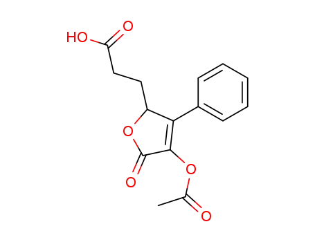 3-(4-acetoxy-5-oxo-3-phenyl-2,5-dihydro-furan-2-yl)propionic acid