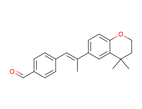 Benzaldehyde,
4-[2-(3,4-dihydro-4,4-dimethyl-2H-1-benzopyran-6-yl)-1-propenyl]-, (E)-