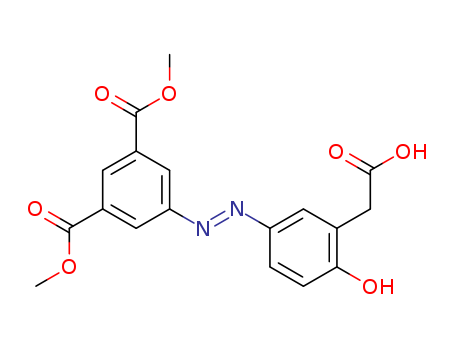 3,5-DICARBOMETHOXY-3'-CARBOXYMETHYL-4'-HYDROXYAZOBENZENE