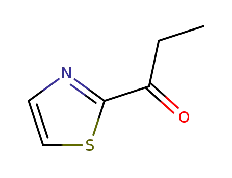 Molecular Structure of 43039-98-1 (2-PROPIONYLTHIAZOLE)