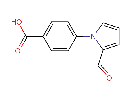 Molecular Structure of 149323-68-2 (4-(2-FORMYL-PYRROL-1-YL)-BENZOIC ACID)