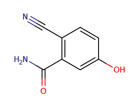 Benzamide, 2-cyano-5-hydroxy- (9CI)