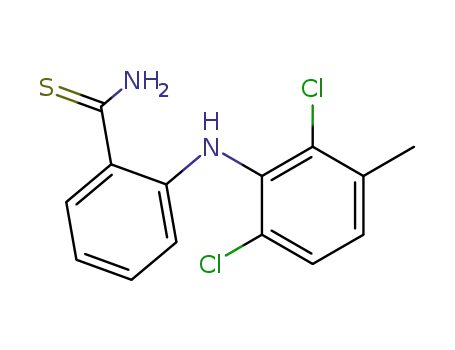 2-<(2,6-dichloro-3-methylphenyl)amino>benzenethioamide