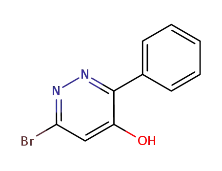 Molecular Structure of 40020-03-9 (6-bromo-3-phenyl-1<i>H</i>-pyridazin-4-one)