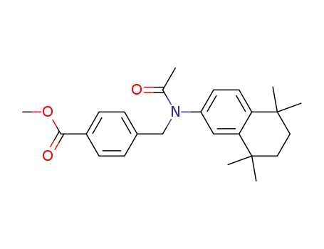 N-acetyl-N-(4-carbomethoxybenzyl)-5,6,7,8-tetrahydro-5,5,8,8-tetramethyl-2-naphthylamine