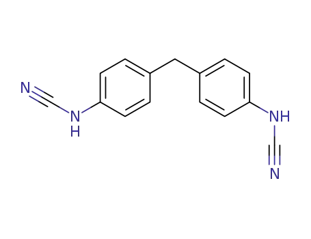 Molecular Structure of 30070-39-4 ((methanediyldibenzene-4,1-diyl)dicyanamide)