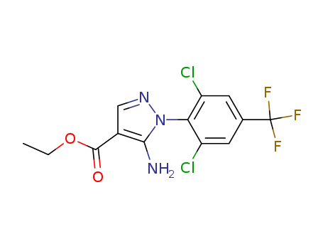 5-amino-1-(4-chloro-2-ethoxy-6-fluorophenyl)pyrazole-3-carbonitrile