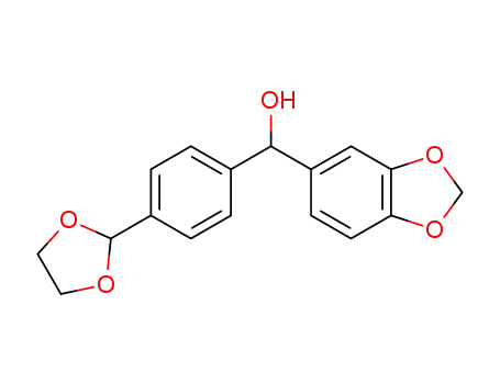 4-(1,3-dioxolan-2-yl)-3',4'-methylenedioxybenzhydrol